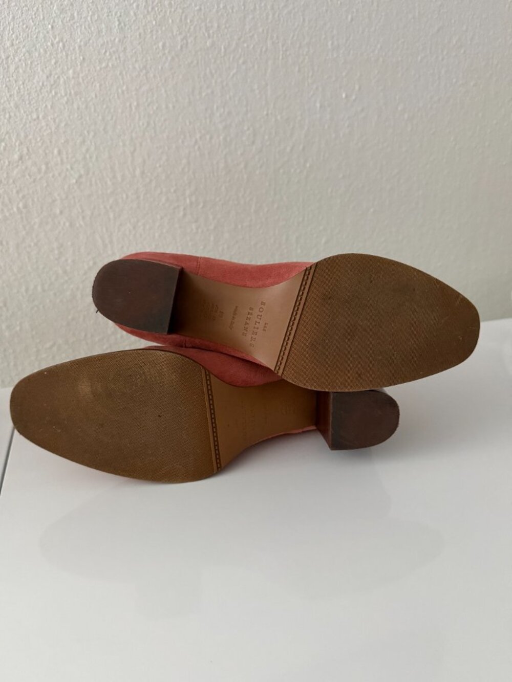 Sézane Jules in Blush Suede Chelsea Ankle Boots — Size 8 (FR 39) - Picture 7 of 8